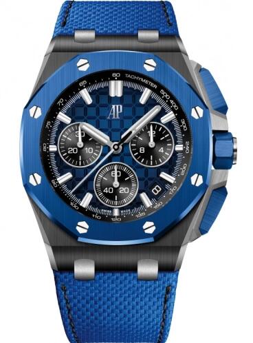 Review 26420CE.OO.A043VE.01 Audemars Piguet Royal Oak Offshore 43 Blue Ceramic replica watch